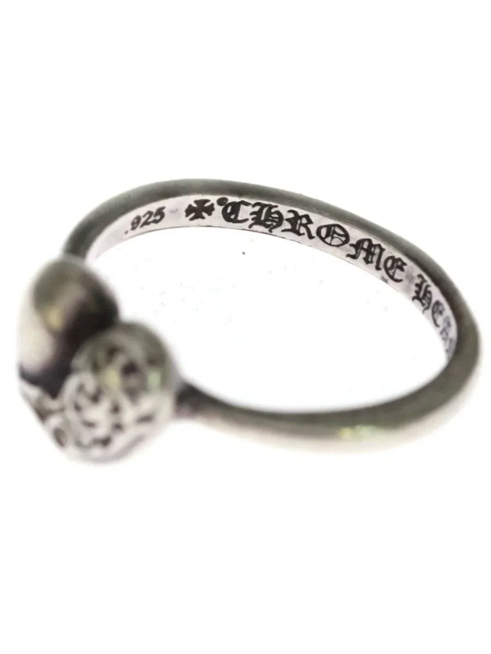 Chrome Hearts Bubblgm Heart Bubble Gum Ring Silver